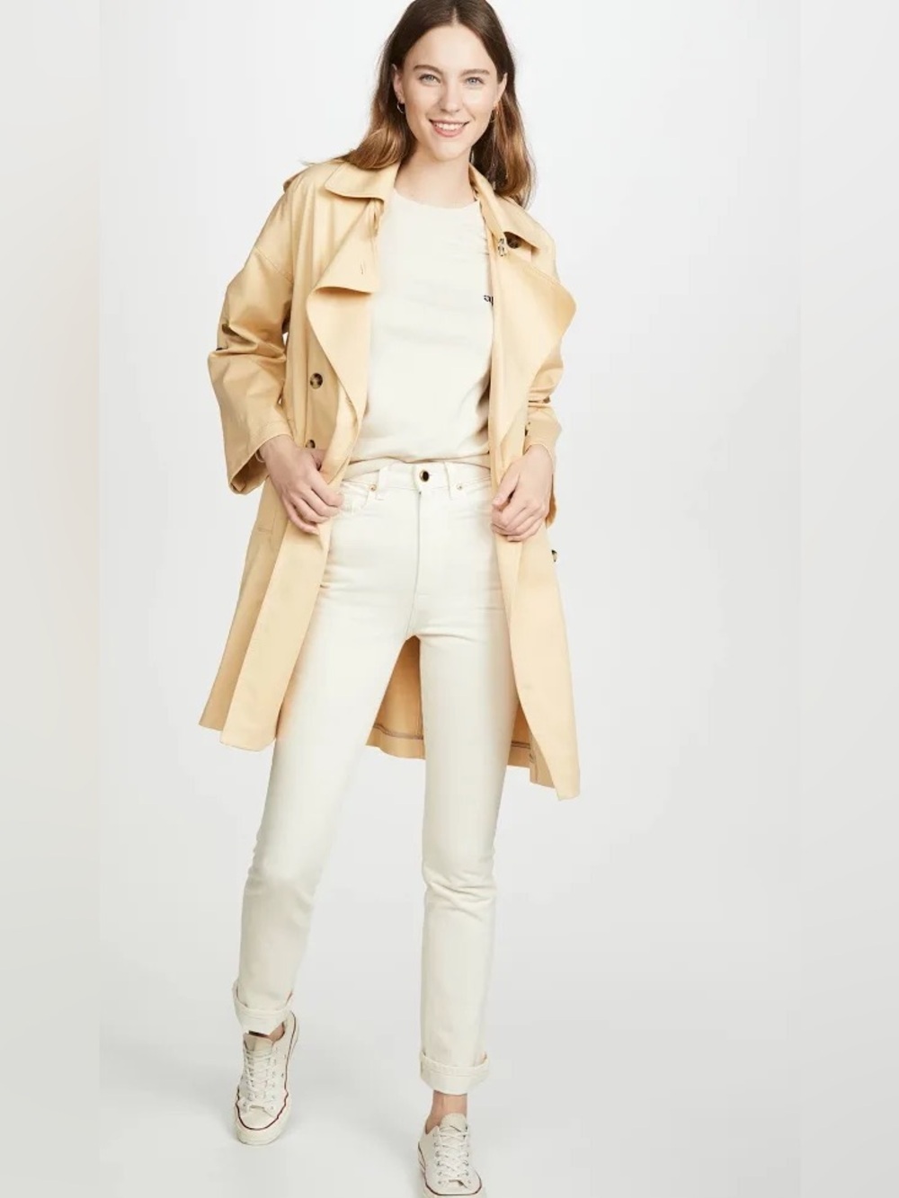 Club Monaco Belted Trench Coat